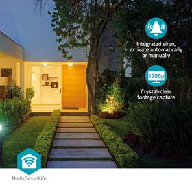 IP kamera Nedis SmartLife WIFICBO51WT, s refletorom biela

 obrázok produktu 9 z 18