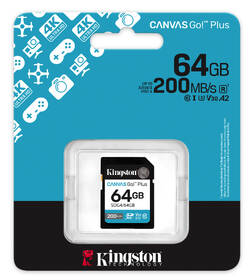 Pamäťová karta Kingston SDXC 64GB U3 UHS-I (200R/160W) 

 obrázok produktu 2 z 4