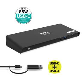 Dokovacia stanica PORT CONNECT 3x 4K USB-C + USB A čierna

 obrázok produktu 7 z 9
