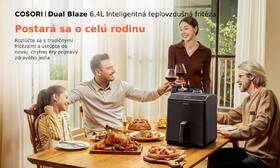 Fritéza teplovzdušná COSORI Dual Blaze Smart 6,4 l čierna

 obrázok produktu 5 z 11