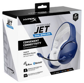 Headset HyperX Cloud Jet Wireless modrý

 obrázok produktu 7 z 9