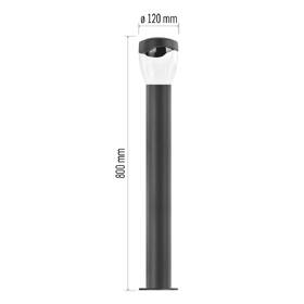 Svietidlo vonkajšie EMOS ZGA0C0P, E27, IP44, MAX 15W, 80 cm 

 obrázok produktu 8 z 8