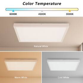 LED stropné svietidlo IMMAX NEO LITE FRAME SMART, 60x60cm , IP44, CCT, s podporou BEACON, Wi-Fi, TUYA biele

 obrázok produktu 6 z 10