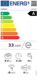 Práčka Gorenje W684A3 FastWashPro biela

 obrázok produktu 1 z 14