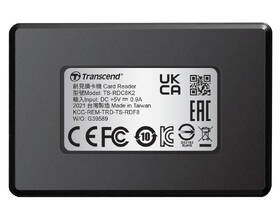 Čítačka pamäťových kariet Transcend RDC8K, USB-C/SDHC, SDXC, microSDHC, microSDXC, CompactFlash čierna

 obrázok produktu 3 z 3