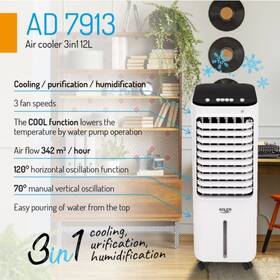 Ochladzovač vzduchu Adler AD 7913 

 obrázok produktu 10 z 13