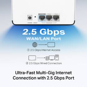 Kompletný Wi-Fi systém Mercusys Halo H85X AX3000 Mesh Wi-Fi 6 (3 ks) biely

 obrázok produktu 6 z 9