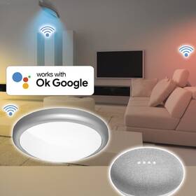 LED stropné svietidlo Hama SMART WiFi, okrúhle, priemer 30 cm, kovový rám 

 obrázok produktu 5 z 8