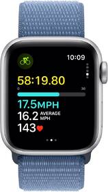 Inteligentné hodinky Apple GPS + Cellular 44mm puzdro zo strieborného hliníka - ľadovo modrý prievlečný športový remienok 

 obrázok produktu 5 z 5