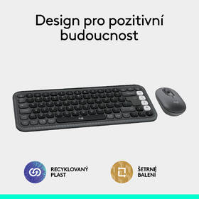 Klávesnica s myšou Logitech POP ICON, US layout sivá

 obrázok produktu 9 z 10