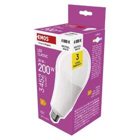 LED žiarovka EMOS Classic, E27, 28W, neutrálna biela 

 obrázok produktu 3 z 3
