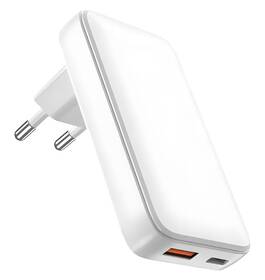 Nabíjačka do siete WG GaN 30W 1xUSB-C/1xUSB-A biela

 obrázok produktu 1 z 3