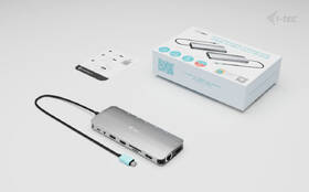Dokovacia stanica i-tec USB-C Metal Nano 3x Display, 2x HDMI 1x USB-C video, PD 140W 

 obrázok produktu 4 z 4