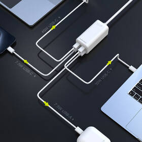 Nabíjačka do siete Mobile Origin Compact MultiHub GaN 100W 3x USB-C + USB-A biela

 obrázok produktu 8 z 17