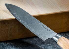 Nôž SANTOKU G21 Damascus 17 cm, rukoväť zebrawood 

 obrázok produktu 3 z 6