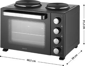 Mini rúra Sencor SEO 2800BK čierna

 obrázok produktu 3 z 9