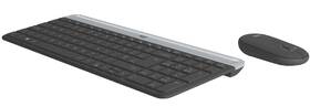 Klávesnica s myšou Logitech MK470 Slim, CZ/SK sivá

 obrázok produktu 3 z 8