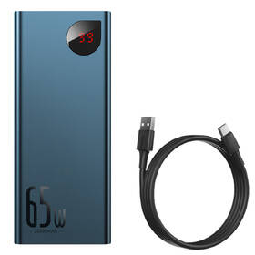 Powerbank Baseus Adaman Metal s digitálnym displejom QC + PD 20000mAh 65W modrý

 obrázok produktu 6 z 12