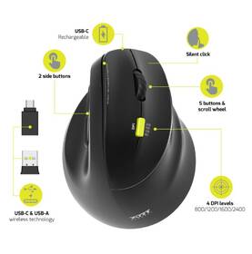 Myš PORT CONNECT Ergo Shape čierna

 obrázok produktu 6 z 8