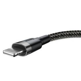 Kábel Baseus Cafule USB/Lightning, 1m čierny/sivý

 obrázok produktu 2 z 10