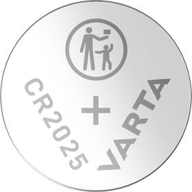 Batéria lítiová Varta CR2025, blister 2ks 

 obrázok produktu 1 z 2
