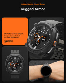 Ochranné puzdro Spigen Rugged Armor na Samsung Galaxy Watch 8 Classic (46mm) čierny

 obrázok produktu 10 z 14
