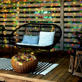 Vianočné osvetlenie Solight reťaz, 200 LED, 20m, prívod 5m, 8 funkcií, časovač, multicolor 

 obrázok produktu 3 z 3