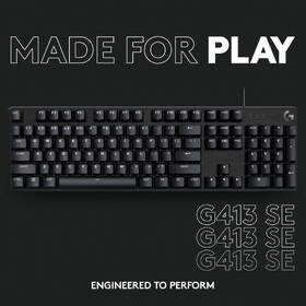 Klávesnica Logitech G413 SE, US čierna

 obrázok produktu 1 z 6