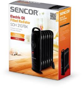 Olejový radiátor Sencor SOH 2107BK 

 obrázok produktu 6 z 7