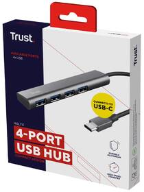 USB Hub Trust Halyx Aluminium USB-C/4x USB 3.2 Gen1 strieborný

 obrázok produktu 11 z 11