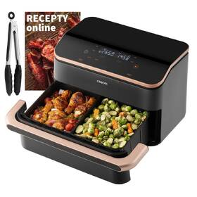 Fritéza teplovzdušná COSORI TF101S Dual Blaze TwinFry 10 l čierna

 obrázok produktu 8 z 18