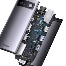 USB Hub Baseus Baseus Joystar 9v1 sivý

 obrázok produktu 4 z 7