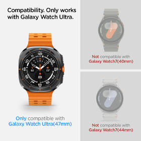 Tvrdené sklo Spigen tR EZ Fit na Samsung Galaxy Watch Ultra, (2 ks) 

 obrázok produktu 4 z 10
