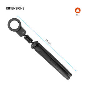 Držiak na mobil FIXED Creator Flexible Tripod MagSafe, 1/4" závit čierny

 obrázok produktu 8 z 9
