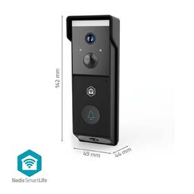 Videozvonček Nedis SmartLife WIFICDP31BK čierny

 obrázok produktu 4 z 13