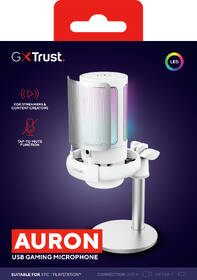 Mikrofón Trust GXT238 Auron, USB-C, RGB biely

 obrázok produktu 8 z 12