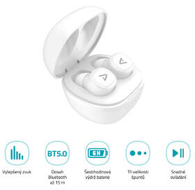 Slúchadlá LAMAX Dots2 Wireless Charging biela

 obrázok produktu 2 z 7