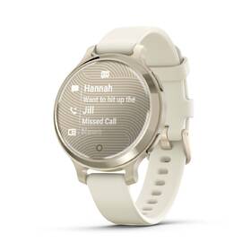 Inteligentné hodinky Garmin Lily 2 Active - Lunar Gold / Bone Silicone Band 

 obrázok produktu 1 z 9