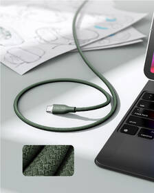 Kábel Voltme Powerlink Rugg Series USB-C/USB-C, CTC 3A/60W 1m zelený

 obrázok produktu 2 z 2