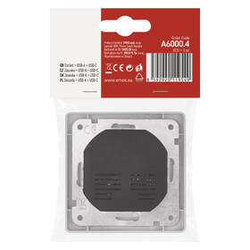 Zásuvka EMOS jednonásobná s USB-A a USB-C biela

 obrázok produktu 8 z 8
