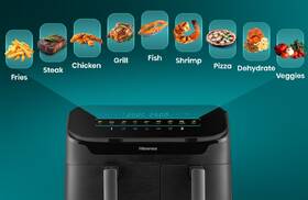Fritéza teplovzdušná Hisense HAF2700DHA DUAL HEATER čierna

 obrázok produktu 5 z 8