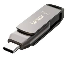 USB flashdisk Lexar JumpDrive D400 Dual, 256GB sivý

 obrázok produktu 4 z 6