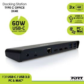 Dokovacia stanica PORT CONNECT 11v1, 3x 4K USB-C + USB 3.0 čierna

 obrázok produktu 4 z 6