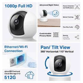 IP kamera TP-Link Tapo C202 biela

 obrázok produktu 3 z 8