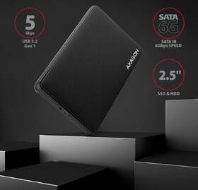 Box na HDD Axagon USB 5Gbps SLIDE box čierny

 obrázok produktu 2 z 5