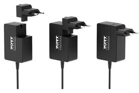 Sieťový adaptér PORT CONNECT GaN 100W Travel EU,US,UK a AU/CN plug, 2x USB-C PD a USB-A čierny

 obrázok produktu 1 z 5
