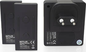 Zvonček bezdrôtový RETLUX RDB 112, do siete 230V + 2 batériové tlačidlá čierny

 obrázok produktu 2 z 2