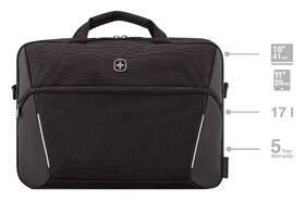 Brašna na notebook Wenger XE Compact Brief 16" čierna

 obrázok produktu 5 z 13
