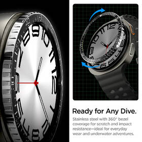 Rámček Spigen Bezel Tune (Diver) na Samsung Galaxy Watch 8 (44mm) čierny

 obrázok produktu 20 z 24