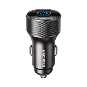 Adaptér do auta Essager s digitálnym displejom PD3.0 + QC3.0 45W čierny

 obrázok produktu 2 z 3
